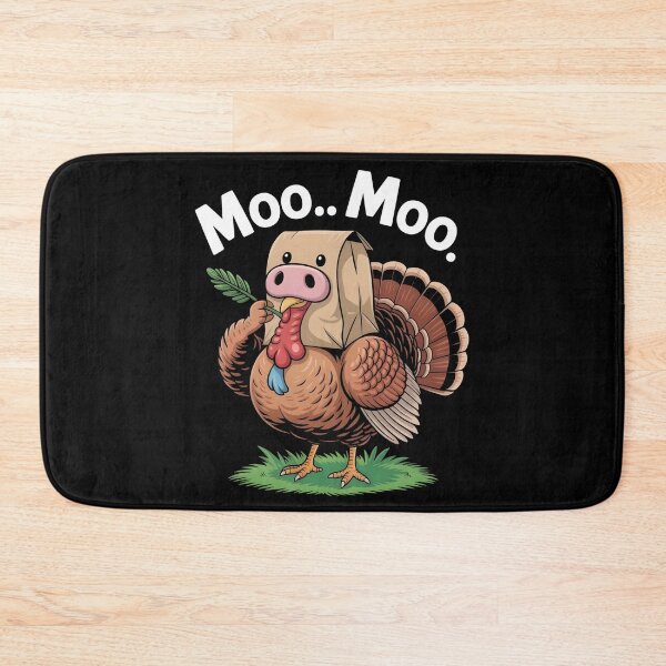 Item preview, Funny hilarious turkey Classic Turkey Cow Moo Moo. Funny Thanksgiving designed and sold by faridman.