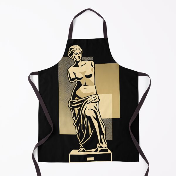 Item preview, Venus de Milo Shirt – Louvre Greek Goddess Yellow-Brown Duotone   designed and sold by WAUZ.