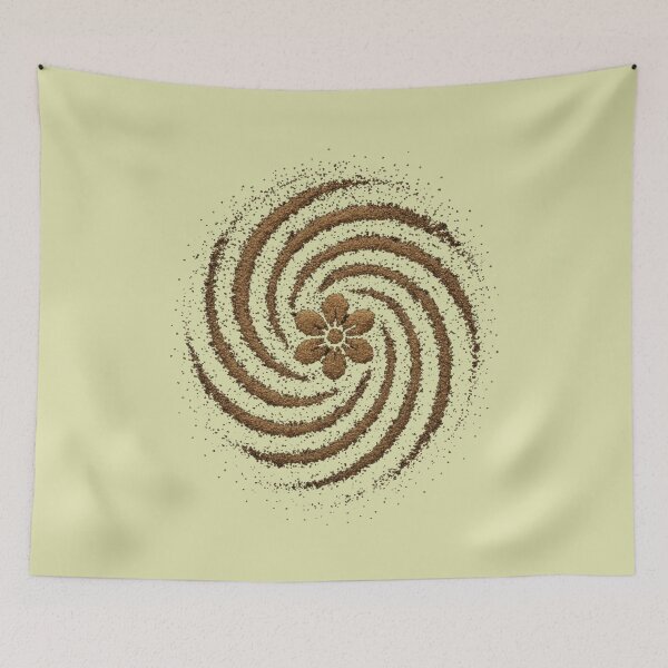 Item preview, Golden Spiral Flower Art Tee – Minimal Aesthetic Geometric Design designed and sold by KDesignCrafts.