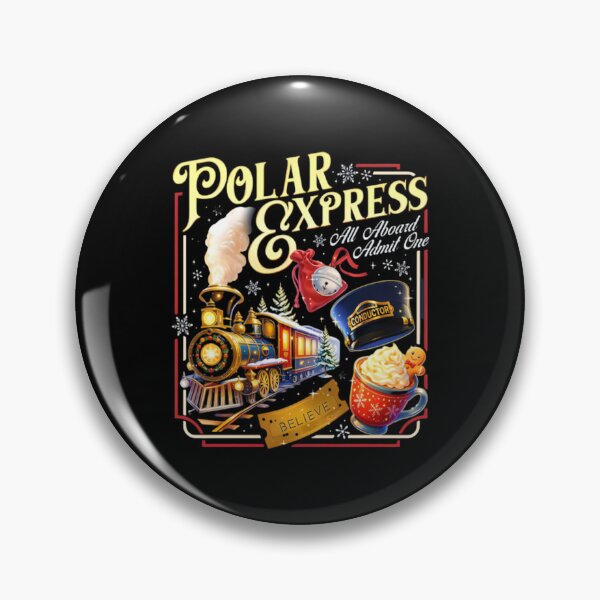 Item preview, Polar Express, Vintage Christmas Believe, All Aboard Admit One Xmas Movie, Christmas Train Family Vacation designed and sold by cleanframe.