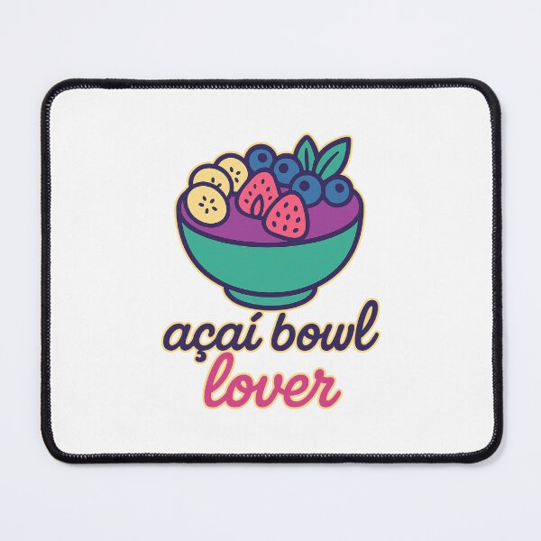 Item preview, Neon Acai Bowl Lover Healthy Kawaii Food Art designed and sold by RedCircleArt.