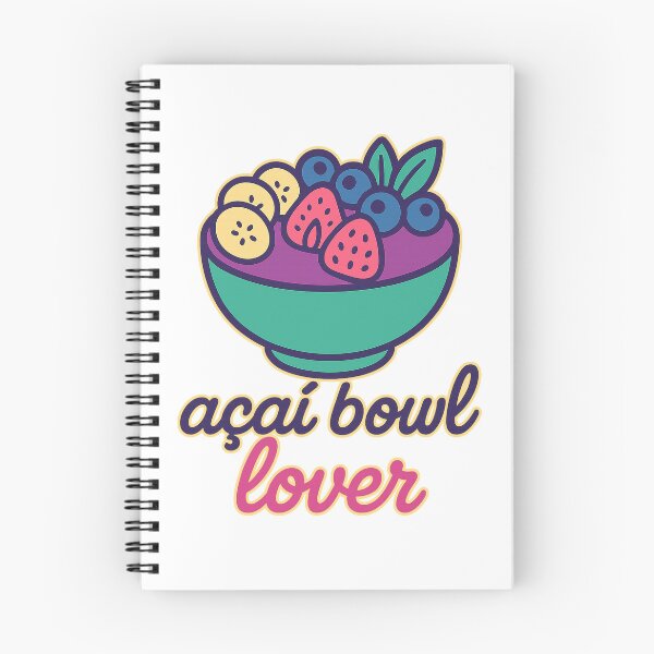 Item preview, Neon Acai Bowl Lover Healthy Kawaii Food Art designed and sold by RedCircleArt.