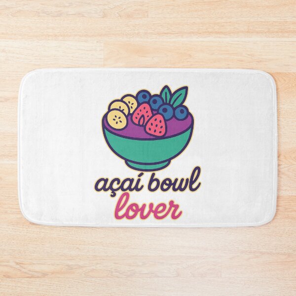 Item preview, Neon Acai Bowl Lover Healthy Kawaii Food Art designed and sold by RedCircleArt.