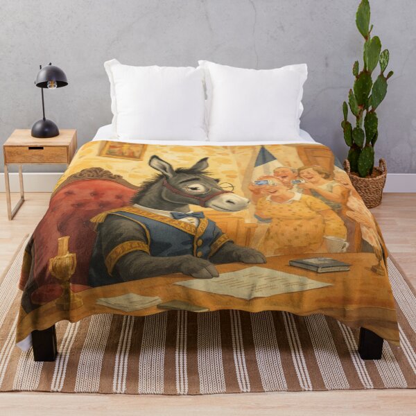 Item preview, A donkey elected mayor - Bessines-sur-Gartempe, Haute-Vienne, France designed and sold by jefboutique6150.