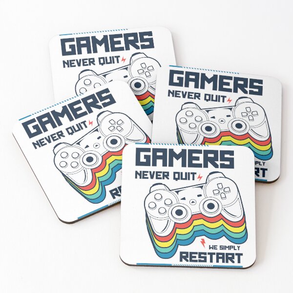 Item preview, Gamers Never Quit designed and sold by Priya Innovation.