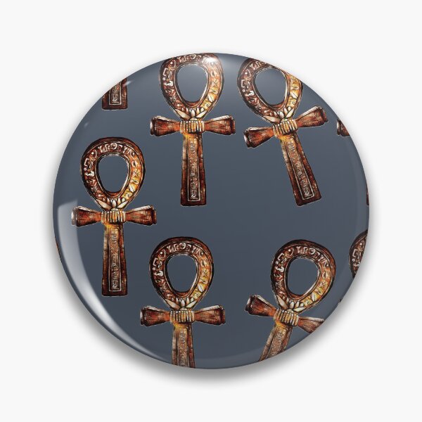 Item preview, Hand-Drawn Wooden Ankh Crosses: Ancient Egyptian Symbol of Life designed and sold by Starpuffdesign.