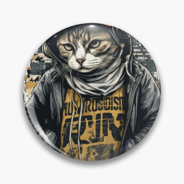 Item preview, rban Hip Hop Cat: Streetwear DJ Producer Rap Music Love designed and sold by Standing Wave Studio.