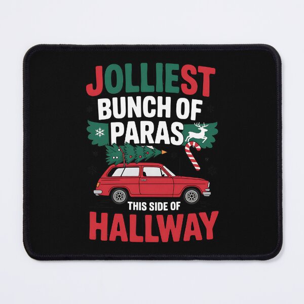 Item preview, Jolliest Bunch of Paras This Side of The Hallway Christmas designed and sold by BakeryDozen.