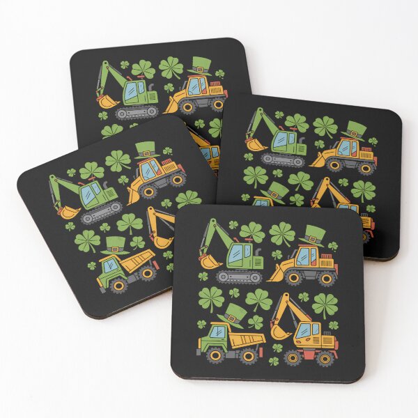 Item preview, Irish Construction Truck Crane St Patricks Day designed and sold by SyncSusscess.