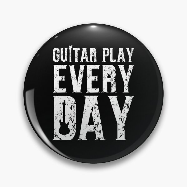 Item preview, Guitar Play Every Day – Motivation for Musicians designed and sold by Doodle-Bloom.