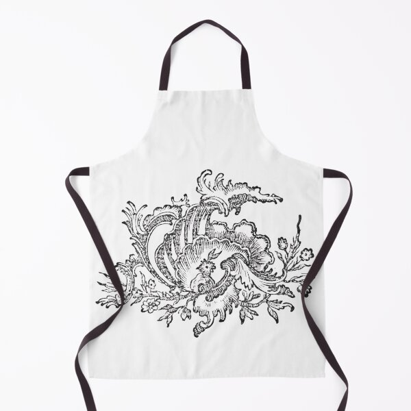 Item preview, Rococo 18th Century Woodcut / Copper Engraving - Rocaille designed and sold by OldBookish Designs.