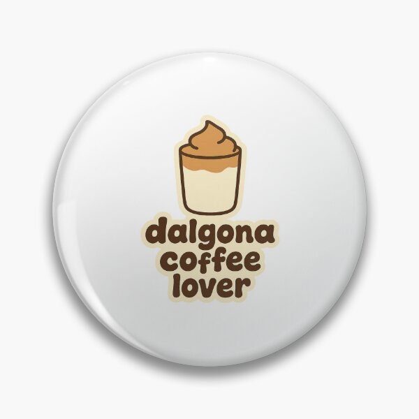 Item preview, Minimalist Dalgona Coffee Lover Cute Whipped Drink Design designed and sold by RedCircleArt.