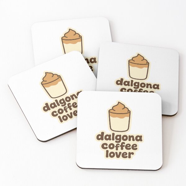 Item preview, Minimalist Dalgona Coffee Lover Cute Whipped Drink Design designed and sold by RedCircleArt.