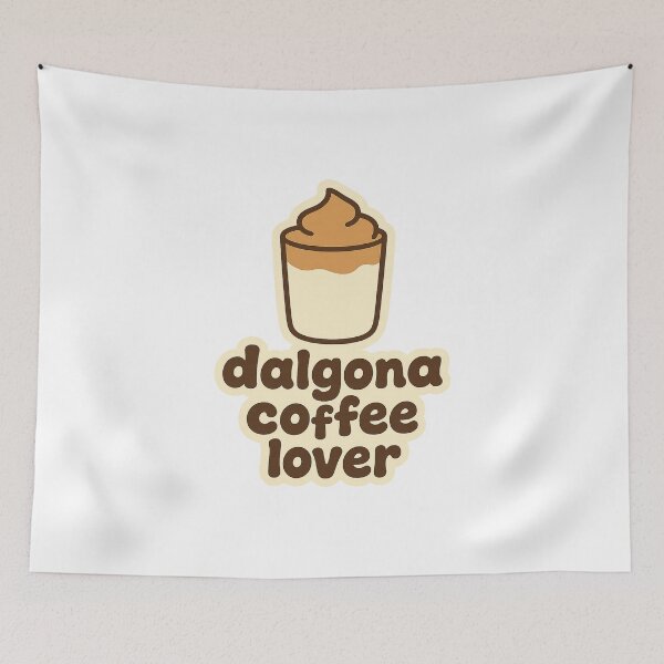 Item preview, Minimalist Dalgona Coffee Lover Cute Whipped Drink Design designed and sold by RedCircleArt.