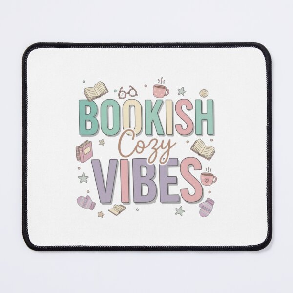 Item preview, Pastel Bookish Cozy Vibes Typography designed and sold by Furr-n-Purr.