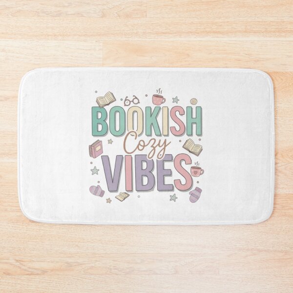Item preview, Pastel Bookish Cozy Vibes Typography designed and sold by Furr-n-Purr.