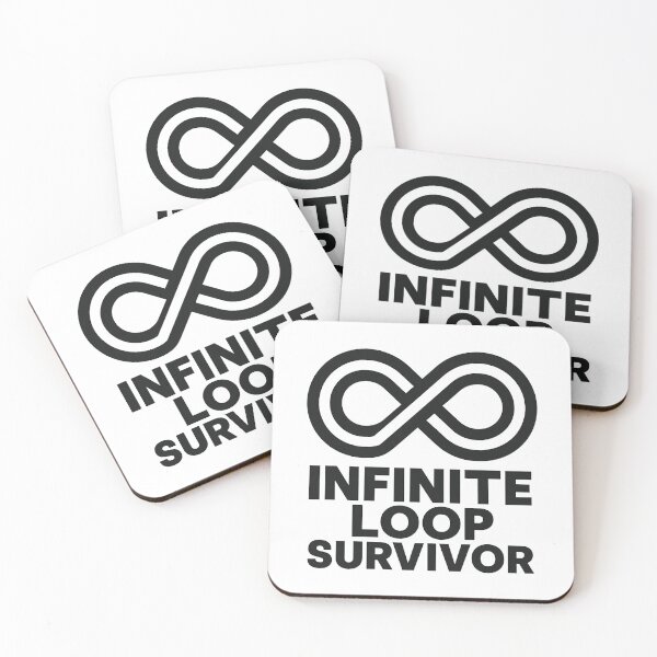 Item preview, Infinite Loop Survivor – Bold Dev Badge Emblem designed and sold by techy-rrr.
