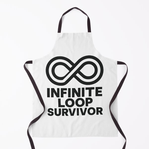 Item preview, Infinite Loop Survivor – Bold Dev Badge Emblem designed and sold by techy-rrr.