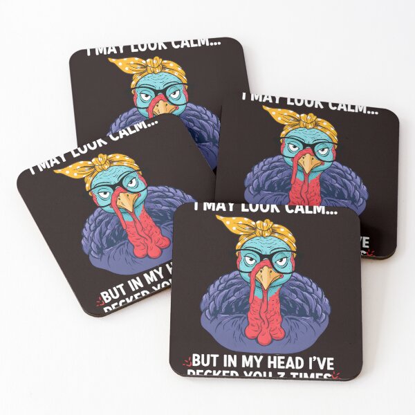 Item preview, I May Look Calm, Sarcastic Chicken, Funny Chicken Owner, Chicken Mom, Chicken Humor, Chicken designed and sold by DesignDenDo ⭐⭐⭐⭐⭐.