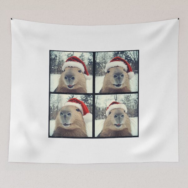 Item preview, Christmas Kawaii Capybara designed and sold by BASKF.