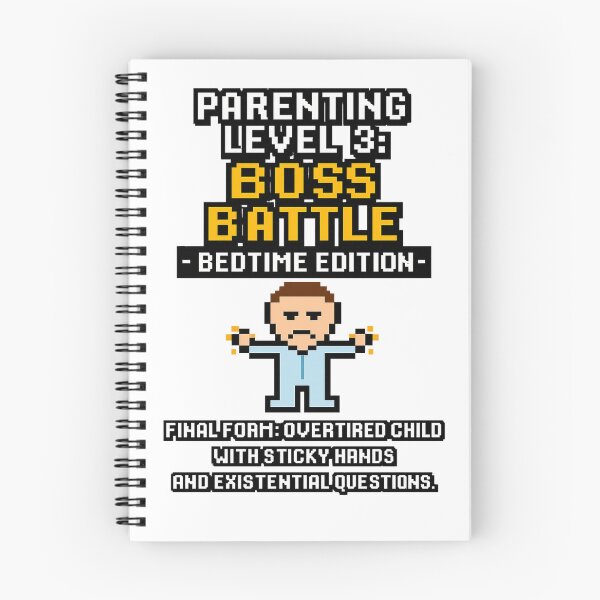 Item preview, Parenting Level 3: Boss Battle – Bedtime Edition designed and sold by SarcasticParenting.