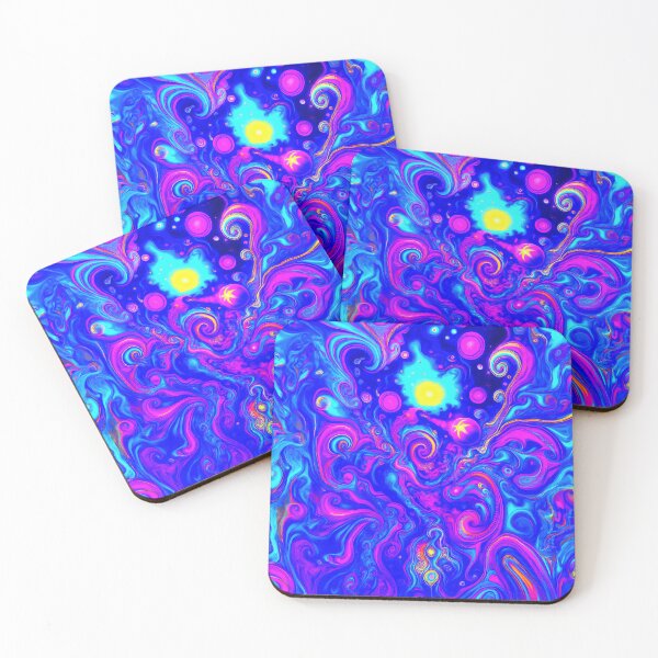 Item preview, Vibrant Psychedelic Cosmic Swirl Artwork designed and sold by Aurea Geometry.