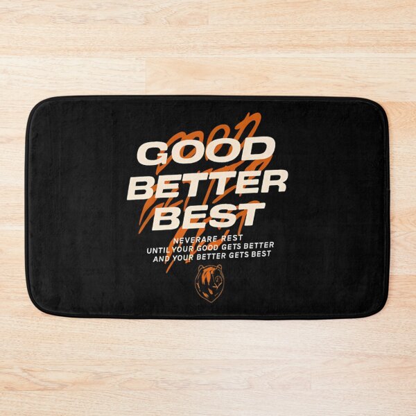 Item preview, Good Better Best, Chicago Pro Football Mantra, Good Better Best, Inspirational Coach, Motivational Locker  designed and sold by judithcooley.