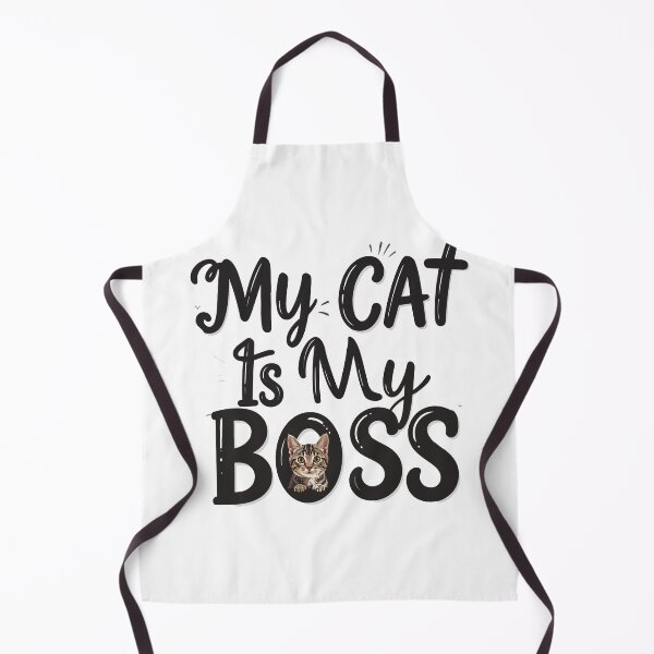 Item preview, ​My Cat Is My Boss T-Shirt | Funny WFH Pet Owner Coworker Gift designed and sold by SylwiaPrint.
