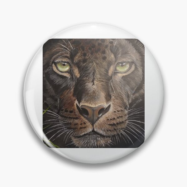 Item preview, black leopard close up designed and sold by zoombeeart.