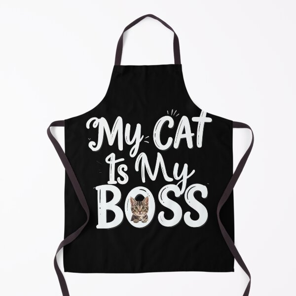Item preview, My Cat Is My Boss T-Shirt | Funny WFH Pet Owner Coworker Gift designed and sold by SylwiaPrint.
