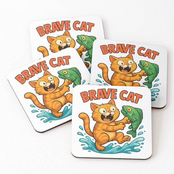 Item preview, Brave Cat designed and sold by Snacky Paws.