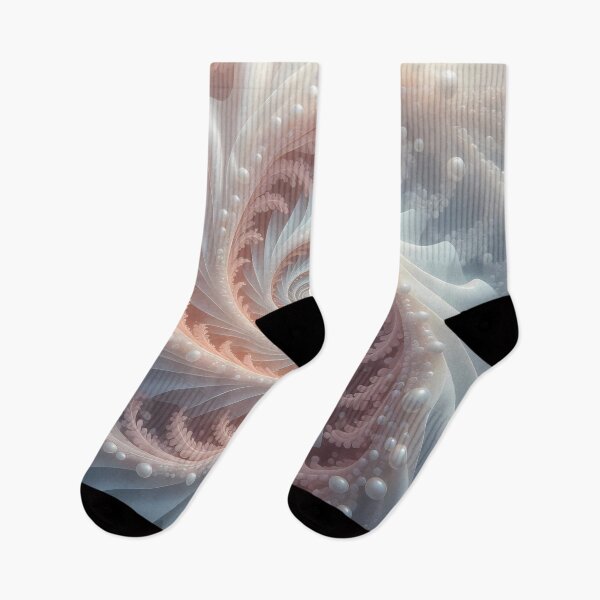 Item preview, Elegant Spiral of Pearls, Coral & Leaves (image size 8320x12480) designed and sold by Digital-Davinci.