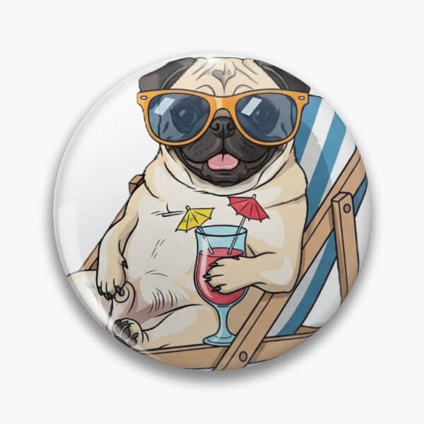 Item preview, Dogs wearing sunglasses - Cool Pug designed and sold by josiasalves65.