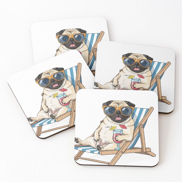 Item preview, Dogs wearing sunglasses - Cool Pug designed and sold by josiasalves65.