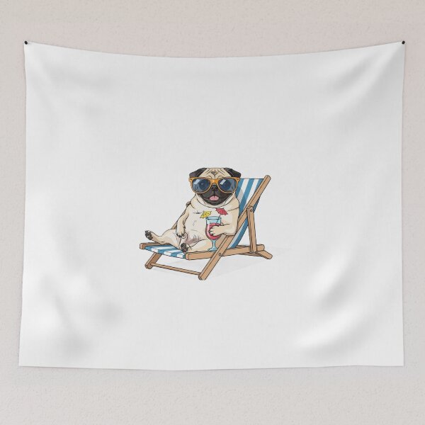 Item preview, Dogs wearing sunglasses - Cool Pug designed and sold by josiasalves65.