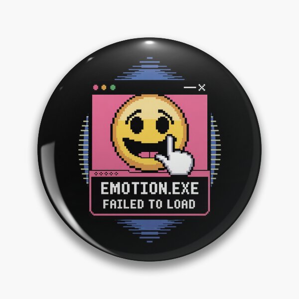 Artikelvorschau, EMOTION.EXE konnte nicht geladen werden – Fehler | Lustiges Meme für Informatik- und Programmierer-Nerds entworfen und verkauft von pixelpopplanet.