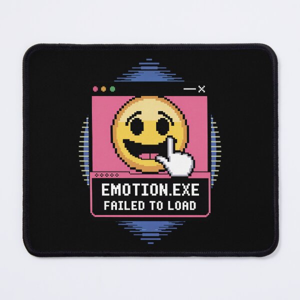 Artikelvorschau, EMOTION.EXE konnte nicht geladen werden – Fehler | Lustiges Meme für Informatik- und Programmierer-Nerds entworfen und verkauft von pixelpopplanet.