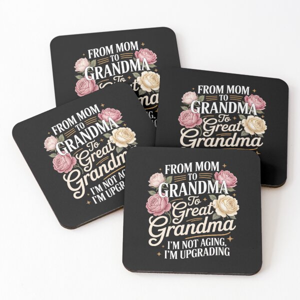Item preview, From Mom to Grandma to Great Grandma – Funny Floral Mother’s Day Upgrade Design designed and sold by Gogetgiggles.