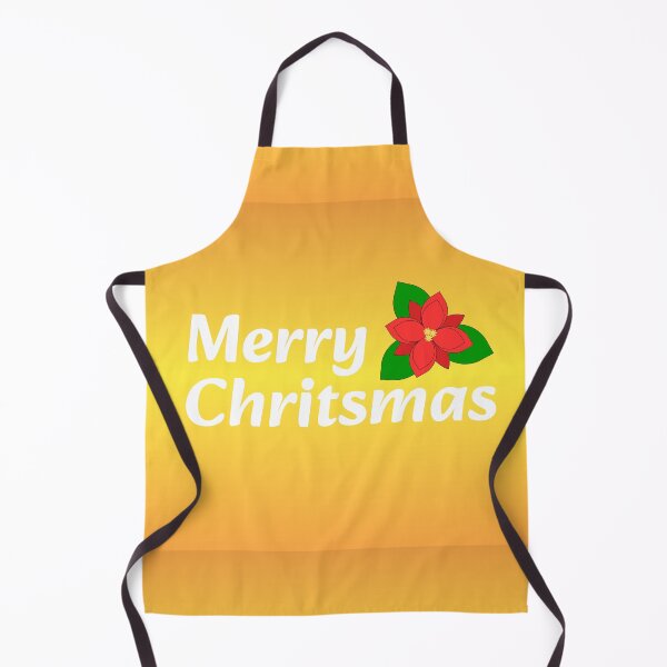Item preview, Merry Christmas Poinsettia Design – Warm Yellow Christmas Card Style designed and sold by katerin17.