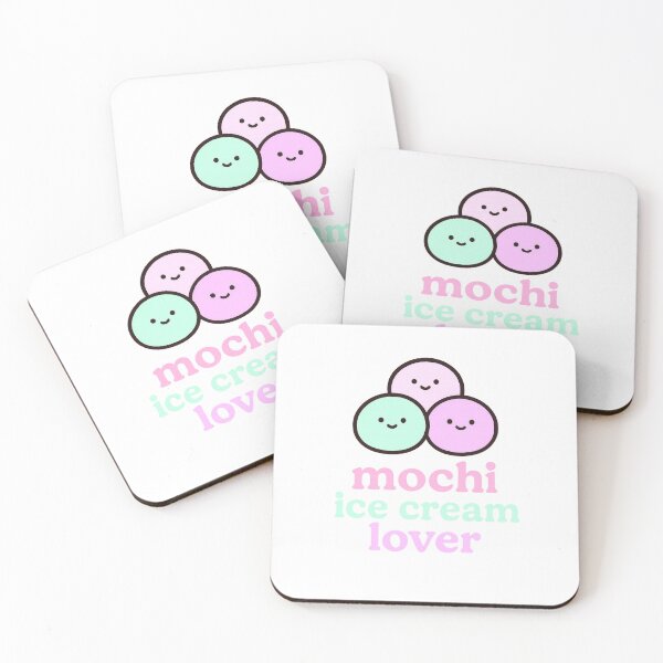 Item preview, Cute Mochi Ice Cream Lover Kawaii Pastel Design designed and sold by RedCircleArt.