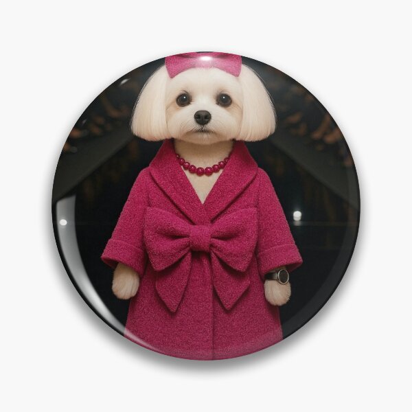 Item preview, Lindo atuendo rosa para perro | Diseño de funda para teléfono, bolso y pegatina para perro designed and sold by Sim shin.
