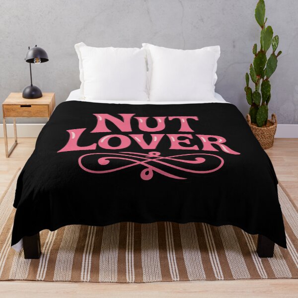 Item preview, Nut Lover - in pink ornate lettering designed and sold by ToggleBet.