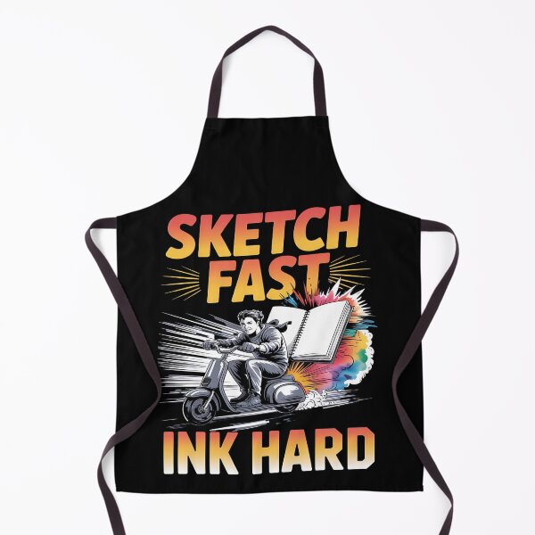 Item preview, urban sketching - ink and watercolor - city sketcher - artist on the go - travel sketching - pen and ink lover - hand-drawn - sketching streetwear - creative life apparel - sketchbook designed and sold by JansenGS.