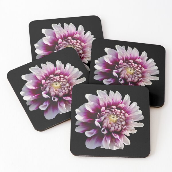Item preview, Purple white dahlia flower designed and sold by pixperienz4u.