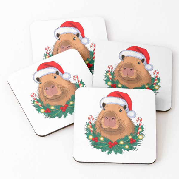 Item preview, Christmas Kawaii Capybara designed and sold by BASKF.