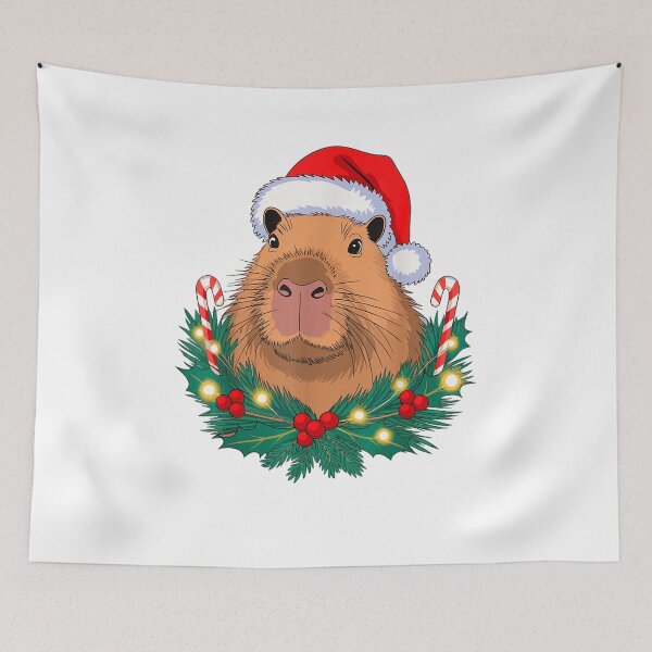 Item preview, Christmas Kawaii Capybara designed and sold by BASKF.