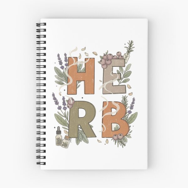 Item preview, Botanical Herb Typography With Berries and Oils designed and sold by Furr-n-Purr.