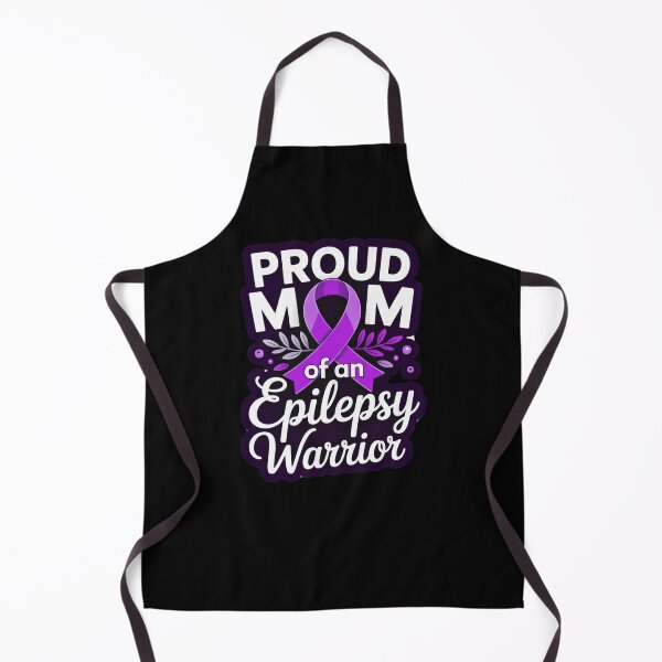 Item preview, Proud Mom of an Epilepsy Warrior – Purple Ribbon Epilepsy Awareness Mother’s Day Design designed and sold by Gogetgiggles.