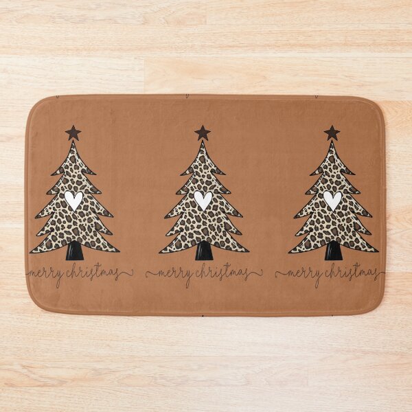 Item preview, Leopard Print Christmas Tree with Heart - Trendy Merry Christmas Design designed and sold by tarzbol.