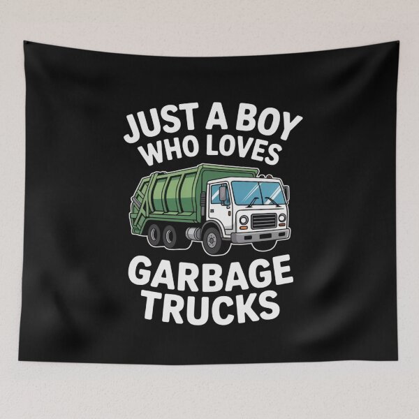 Item preview, Just a Boy who Loves Garbage Trucks - Kids Garbage Truck Lover Kids designed and sold by Gogetgiggles.